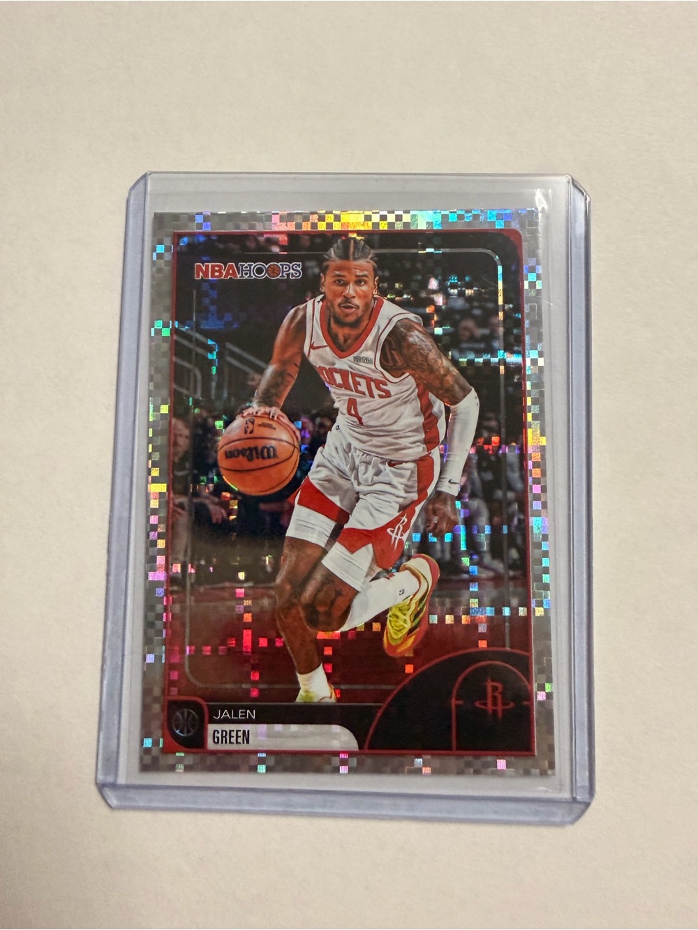 Topps Jalen Green Trading Card - Red White Holographic